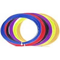 Tbest Juego de Cuerdas de bádminton 2pcs- 10 m de Nylon Durable Bandas de Raqueta de bádminton de Alta flexibilidad…